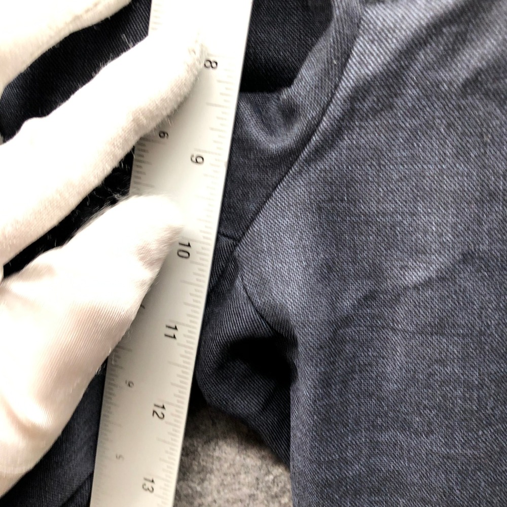 J.Crew Slim Ludlow Wool Dress Pants Mens 31x32 Charcoal Gray Flat Front - Picture 4 of 9